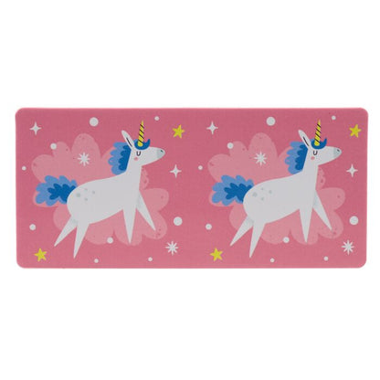 pink unicorn-themed domino tile from the unicorn magic kids dominoes set