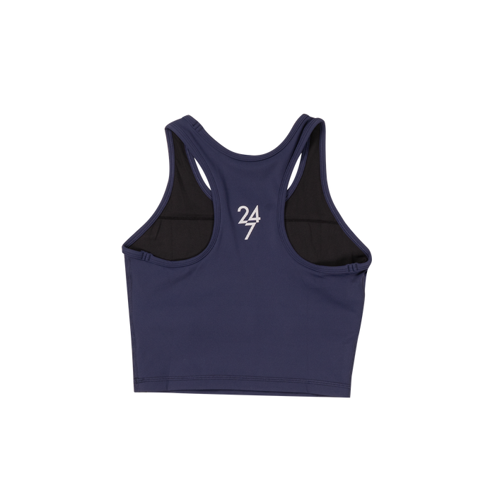 UTG 24/7 Crop Tank - Navy