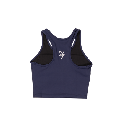 UTG 24/7 Crop Tank - Navy