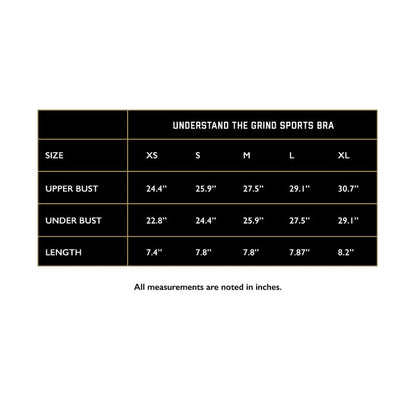 UTG 24/7 Sports Bra - Black