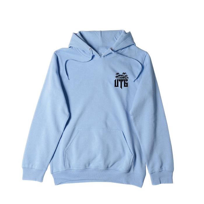 UTG Palm Trees Hoodie - Sky Blue