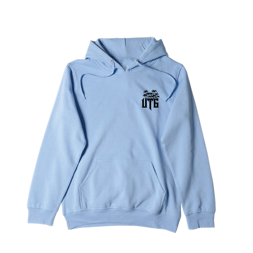UTG Palm Trees Hoodie - Sky Blue