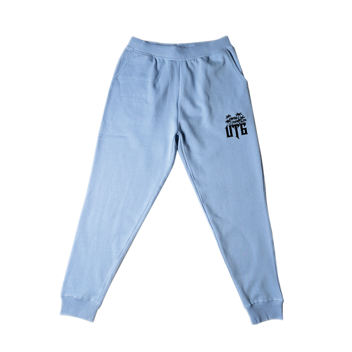 UTG Palm Trees Joggers - Sky Blue