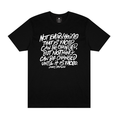 UTG x BLM - James Baldwin Tee - Black