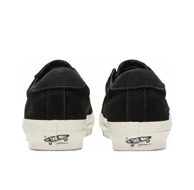 Vans Vault OG Epoch LX sneakers, black suede with white heel panel and logo