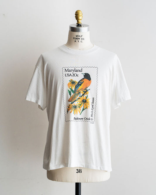 【VINTAGE】90s 『USPS』 Printed T-Shirt 『Made in U.S.A』