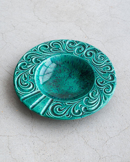 【VINTAGE】Mid Century Marble Ashtray 『J. LINDKE Studio Pottery』