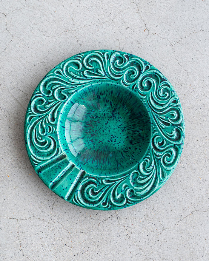 【VINTAGE】Mid Century Marble Ashtray 『J. LINDKE Studio Pottery』