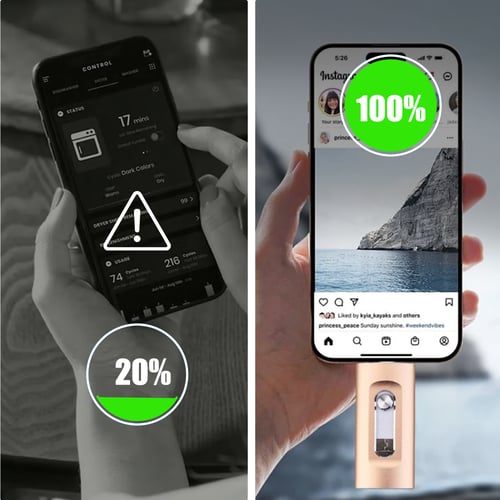 ‚ú®3-in-1 High-Capacity USB Drive with Fingerprint SecurityÔºàfor iPhoneÔºâ