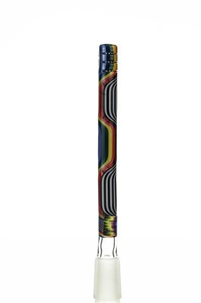 Waterhouse Glass 6 inch worked downstem with 6 slits - Smoke Spot Smoke Shop