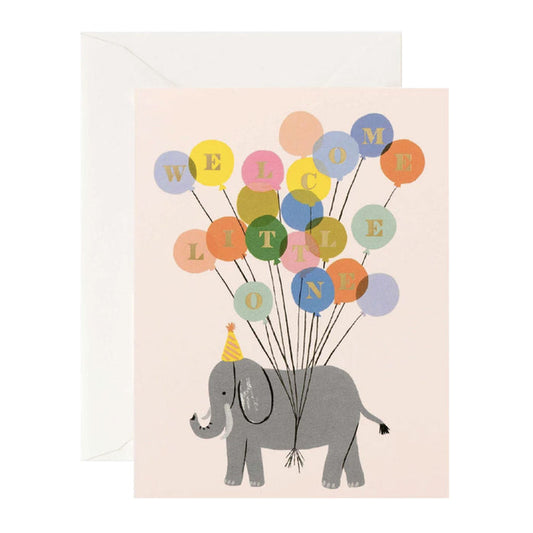 Welcome Elephant Card