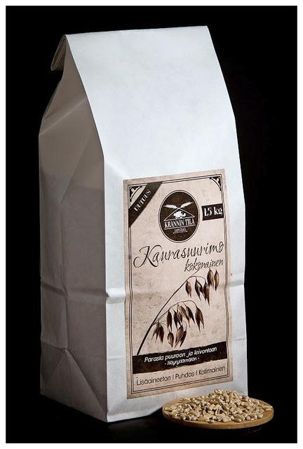 Krannin Tila 1.5 kg Whole Oat Groats - Soposopo