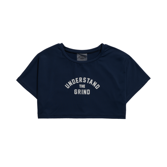 Women's Crop Tee - Navy