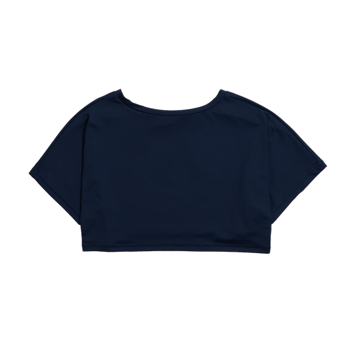 Women's Crop Tee - Navy