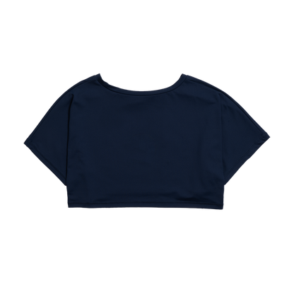 Women's Crop Tee - Navy