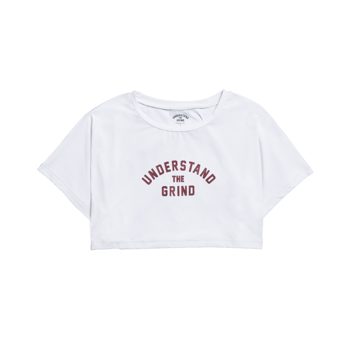 Women's Crop Tee - White
