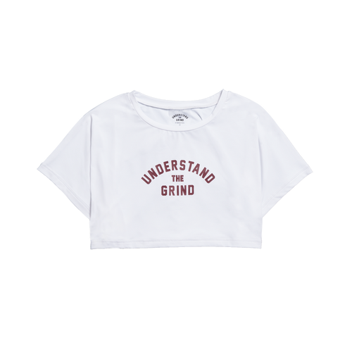 Women's Crop Tee - White