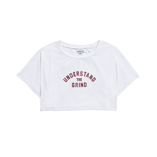 Women's Crop Tee - White