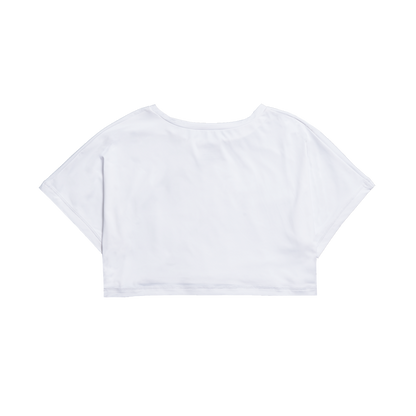 Women's Crop Tee - White