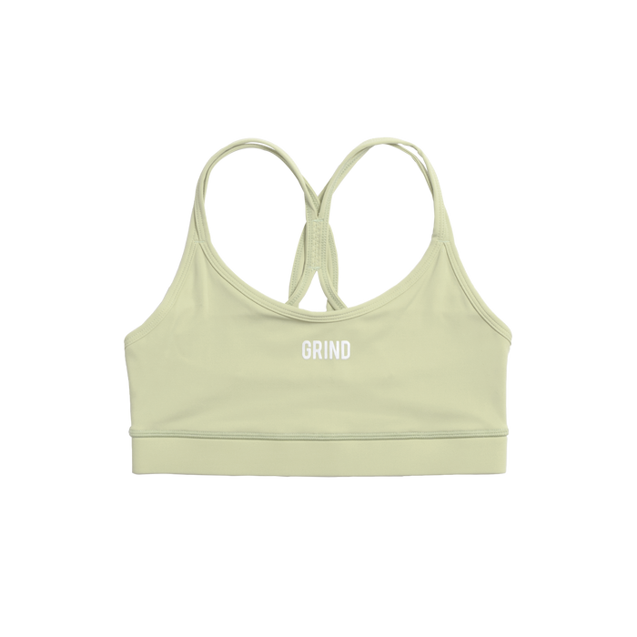 Women's Cross Back Sports Bra - Sage