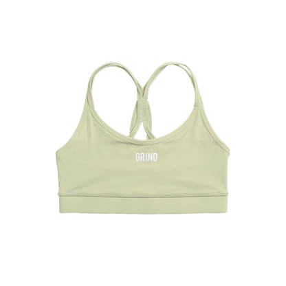 Women's Cross Back Sports Bra - Sage