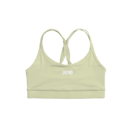 Women's Cross Back Sports Bra - Sage