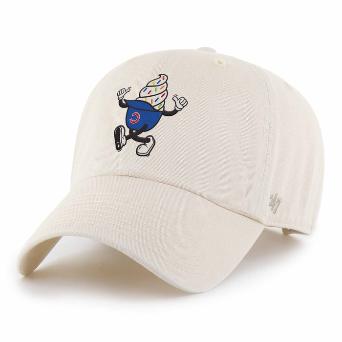 Wrigley Field 47 Brand Natural Ice Cream Clean Up Adjustable Cap