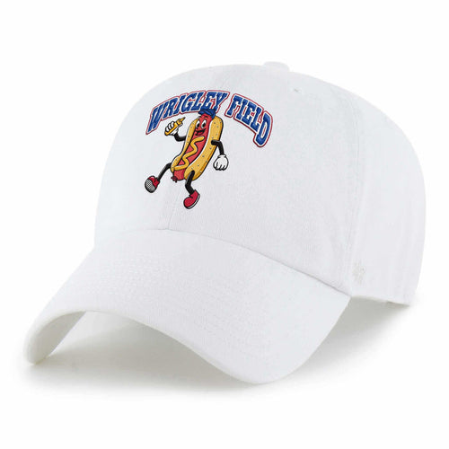 Wrigley Field 47 Brand White Hot Dog Clean Up Adjustable Cap