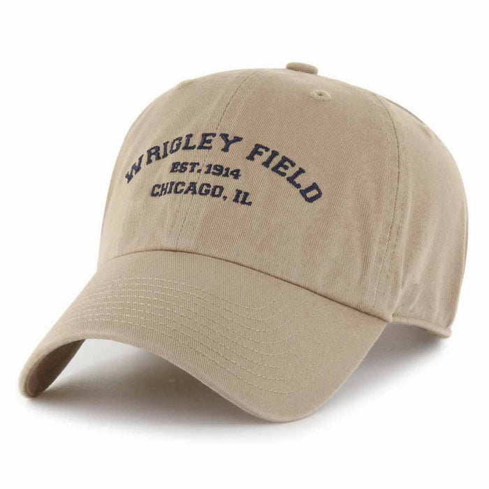 Wrigley Field Established 1914 Khaki Adjustable Cap
