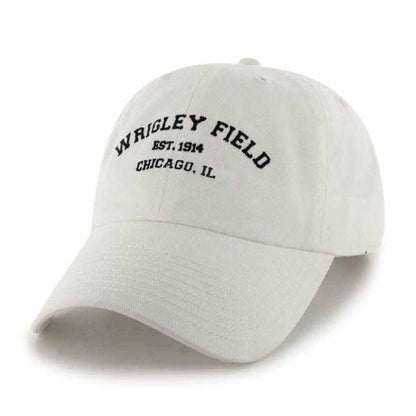 Wrigley Field Established 1914 White Adjustable Cap