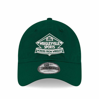 Wrigleyville Sports New Era Green 9TWENTY Adjustable Cap