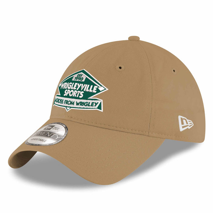 Wrigleyville Sports New Era Khaki 9TWENTY Adjustable Cap