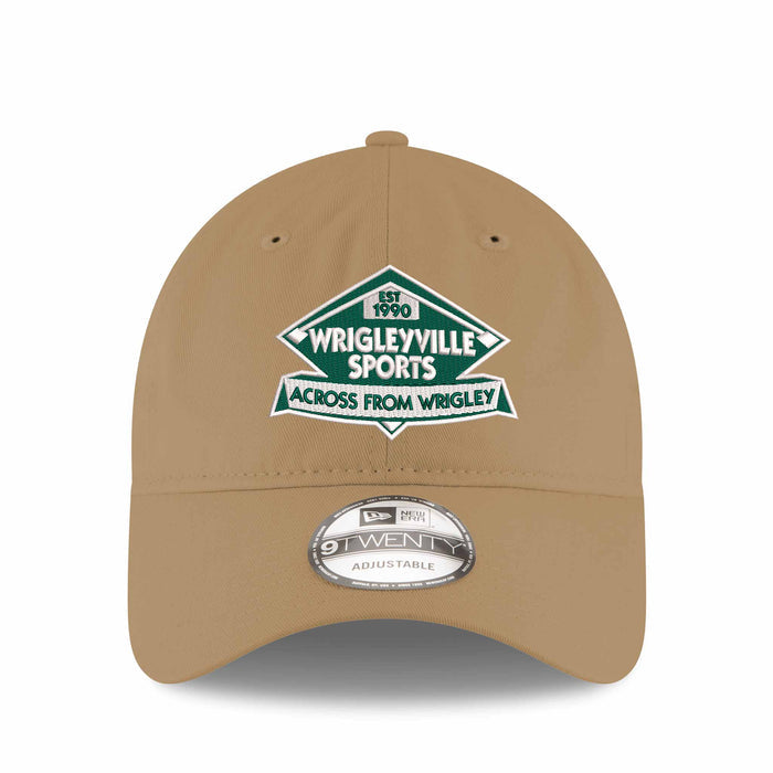 Wrigleyville Sports New Era Khaki 9TWENTY Adjustable Cap