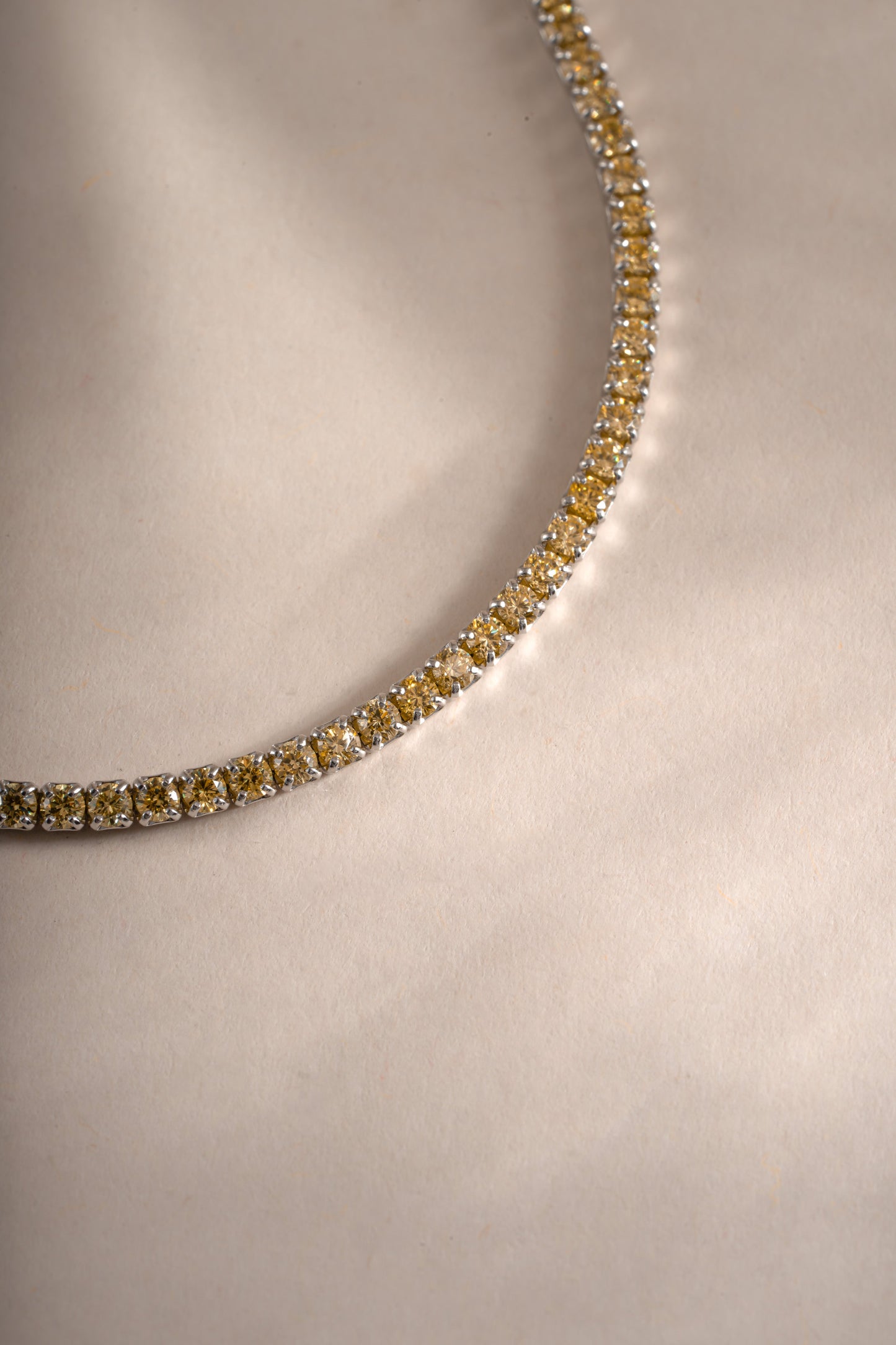 Champagne Tennis Bracelet
