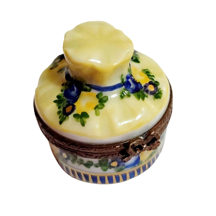 Yellow Bouquet Flower Box Porcelain Limoges Limoges Boxes garden French Trinket Box